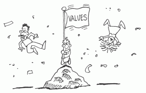 values the flag of values